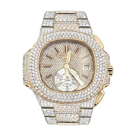 replica patek philippe iced out watches|patek philippe watch code.